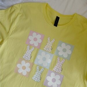 Yellow Graphic Tee Shirt